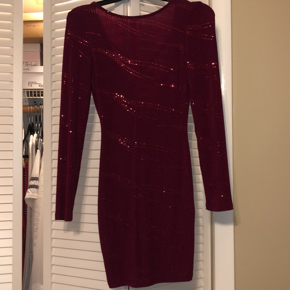 Maroon dress